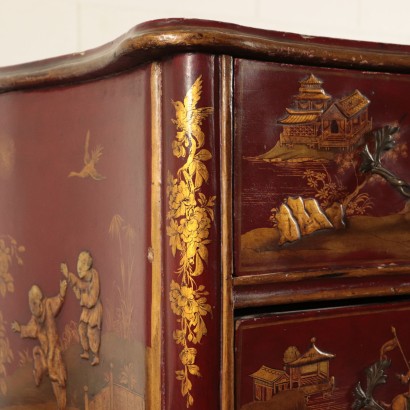 Chest Of Drawers Lacquered Chinoiserie