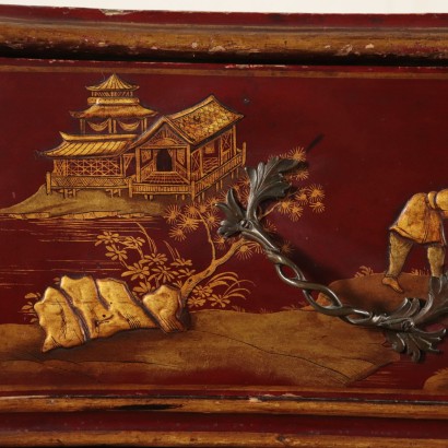 Chest Of Drawers Lacquered Chinoiserie