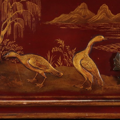 Comò Laccato Chinoiserie