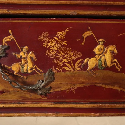 Comò Laccato Chinoiserie