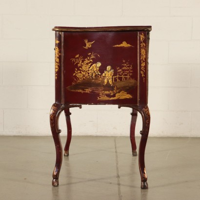 Poitrine De Tiroirs Laqué Chinoiserie