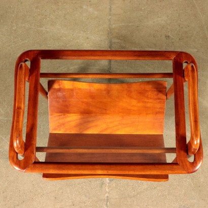 Small Table, Beech and Glass,Ico Parisi, Italy 1950s, Angelo De Baggis