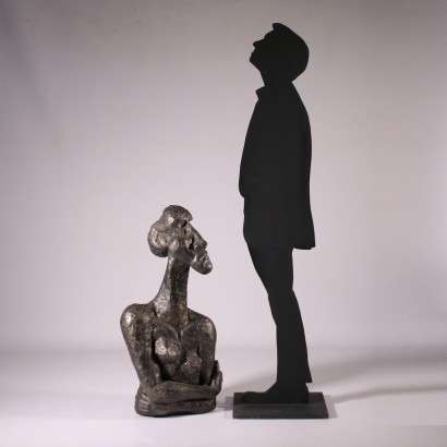 arte, arte italiana, arte Contemporanea italiana, arte Contemporanea,Otto Gutfreund scultura in argilla,Busto femminile,Otto Gutfreund,Otto Gutfreund