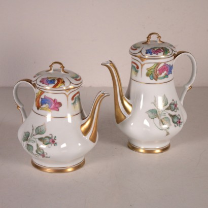 LIMOGES Dishes, Tea, Coffee Service, Porcelain, France 20th Century