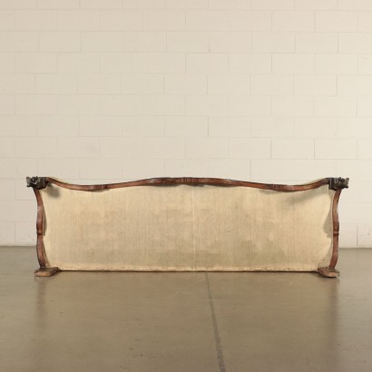 Luois Philippe Sofa, Walnut, Italy 19th Century