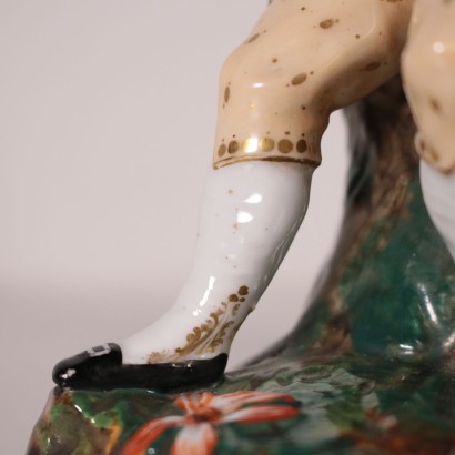 Pair of statuettes, perfume bottles