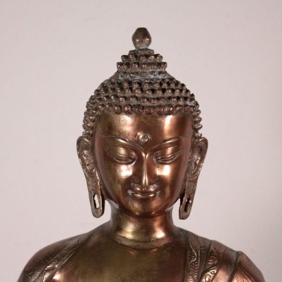 Buddah Sakyamuni Bronze Nepal Première Moitié '900