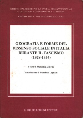 Geografia e forme del dissenso in Italia durante il fascismo (1928-1934)