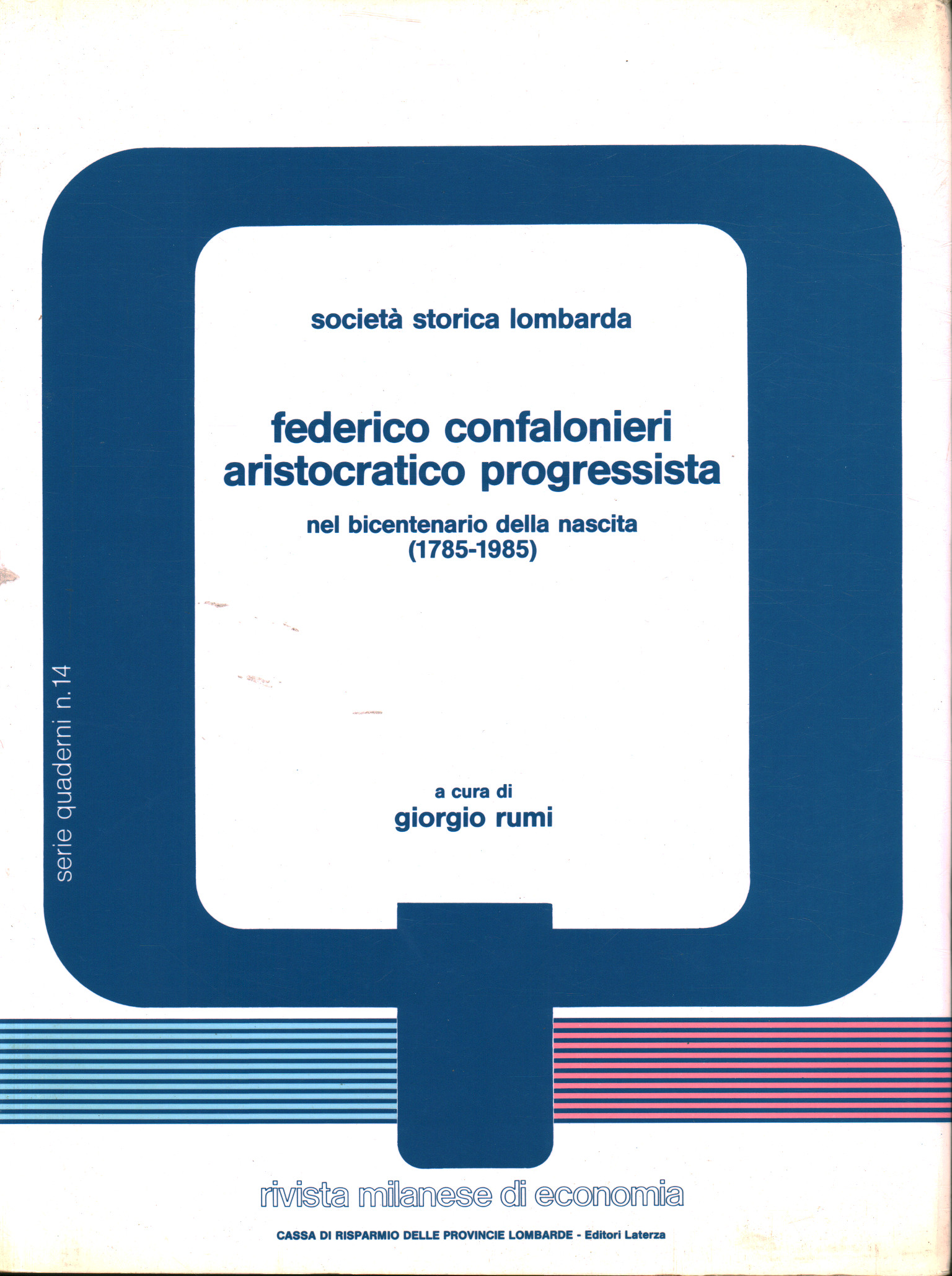Federico Confalonieri aristocratico progressista n, Giorgio Rumi