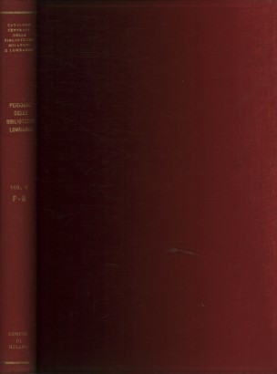 Catalogo dei periodici delle biblioteche lombarde. Vol.V P-R