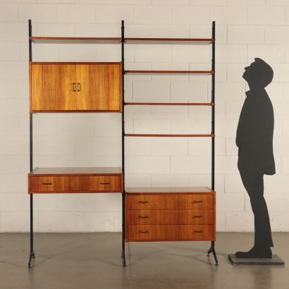 moderne Antiquitäten, moderne Design-Antiquitäten, Bücherregal, modernes antikes Bücherregal, modernes antikes Bücherregal, italienisches Bücherregal, Vintage-Bücherregal, 60er Jahre Bücherregal, 60er Design Bücherregal