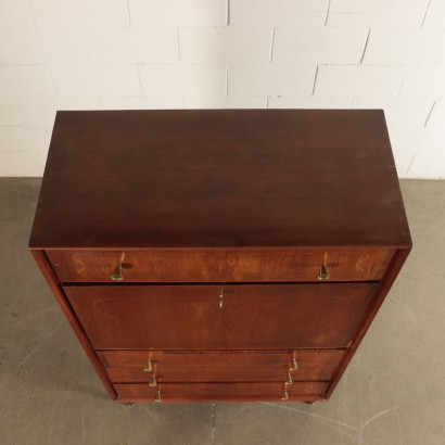 Secretaire, Rosewood Veneer, Italy 1950s