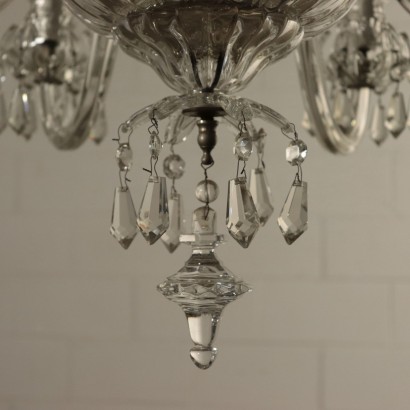 Chandelier, Glass, Italy 20th Century