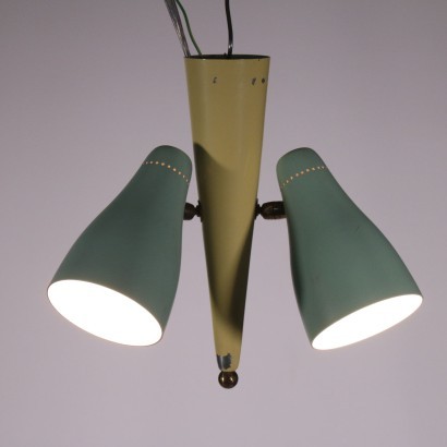 Lamp, Aluminum and Brass, 1950s