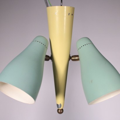 Lamp, Aluminum and Brass, 1950s