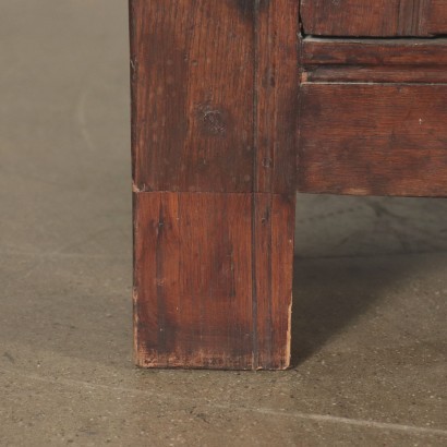 Carved Cupboard, Sessile Oak, Northern Europe 19th Century