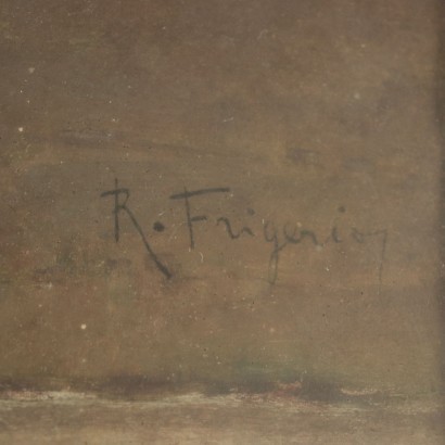 Raffaele Frigerio, Oil on Canvas, 19th Century