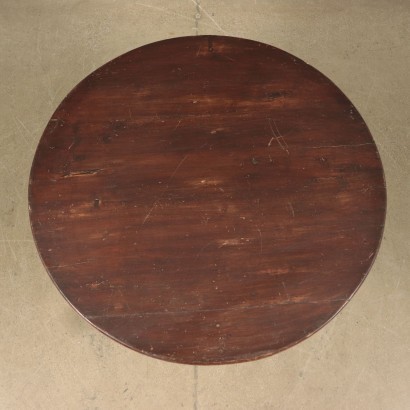 Big Decorative Table, Walnut, Italy 20th Century