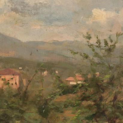 Maternity in a Landscape, Oil on Canvas, 20th Century