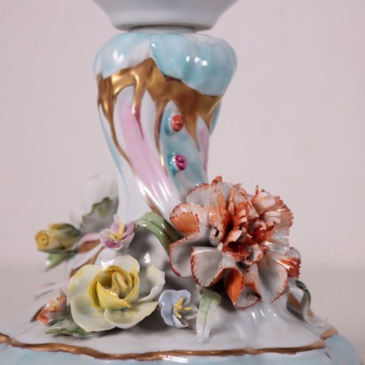 Vase with Lid, Capodimonte Ceramic, Italy 20th Century