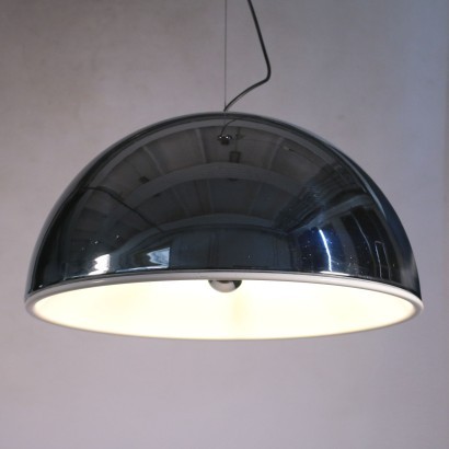 Lamp,Chromed and Enamelled Aluminum, Italy 1960s-1970s