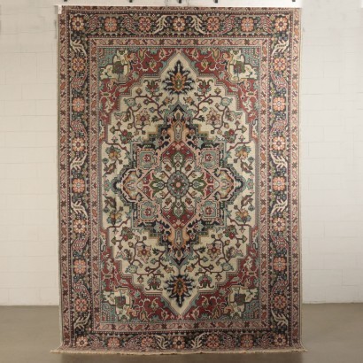 Heriz Carpet, Cotton and Wool, Romania 1990s