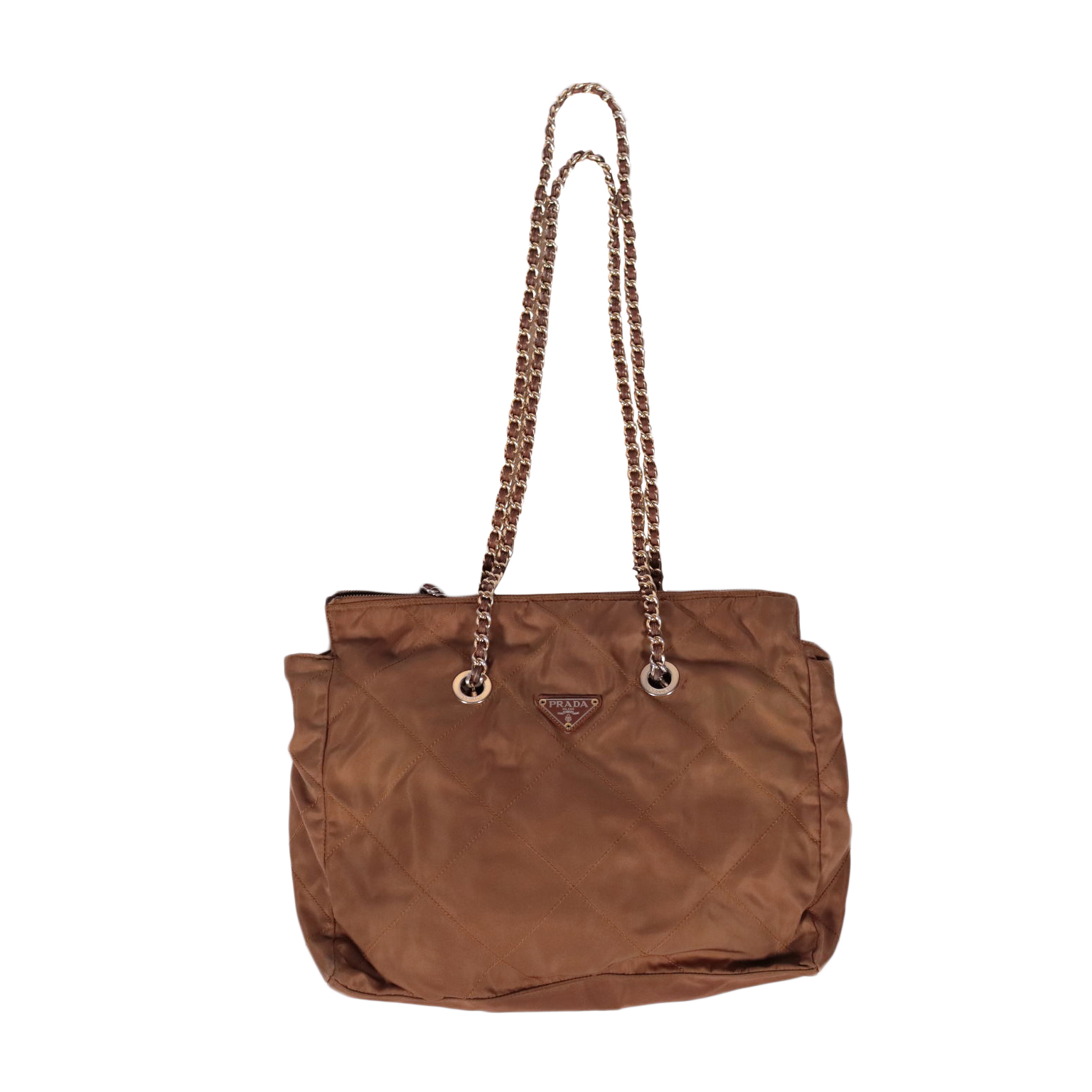 Borsa Prada Vintage Marrone Chiaro Abbigliamento e Corredi Vintage dimanoinmano