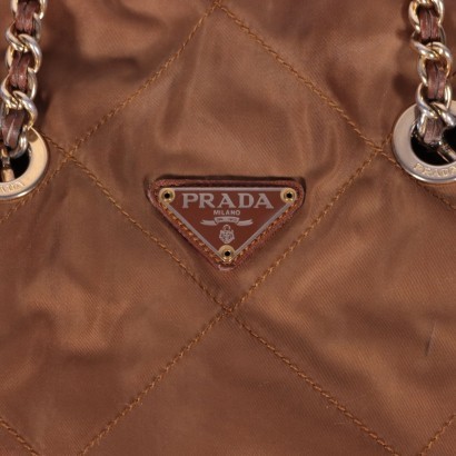 Borsa Prada Vintage Marrone Chiaro Abbigliamento e Corredi