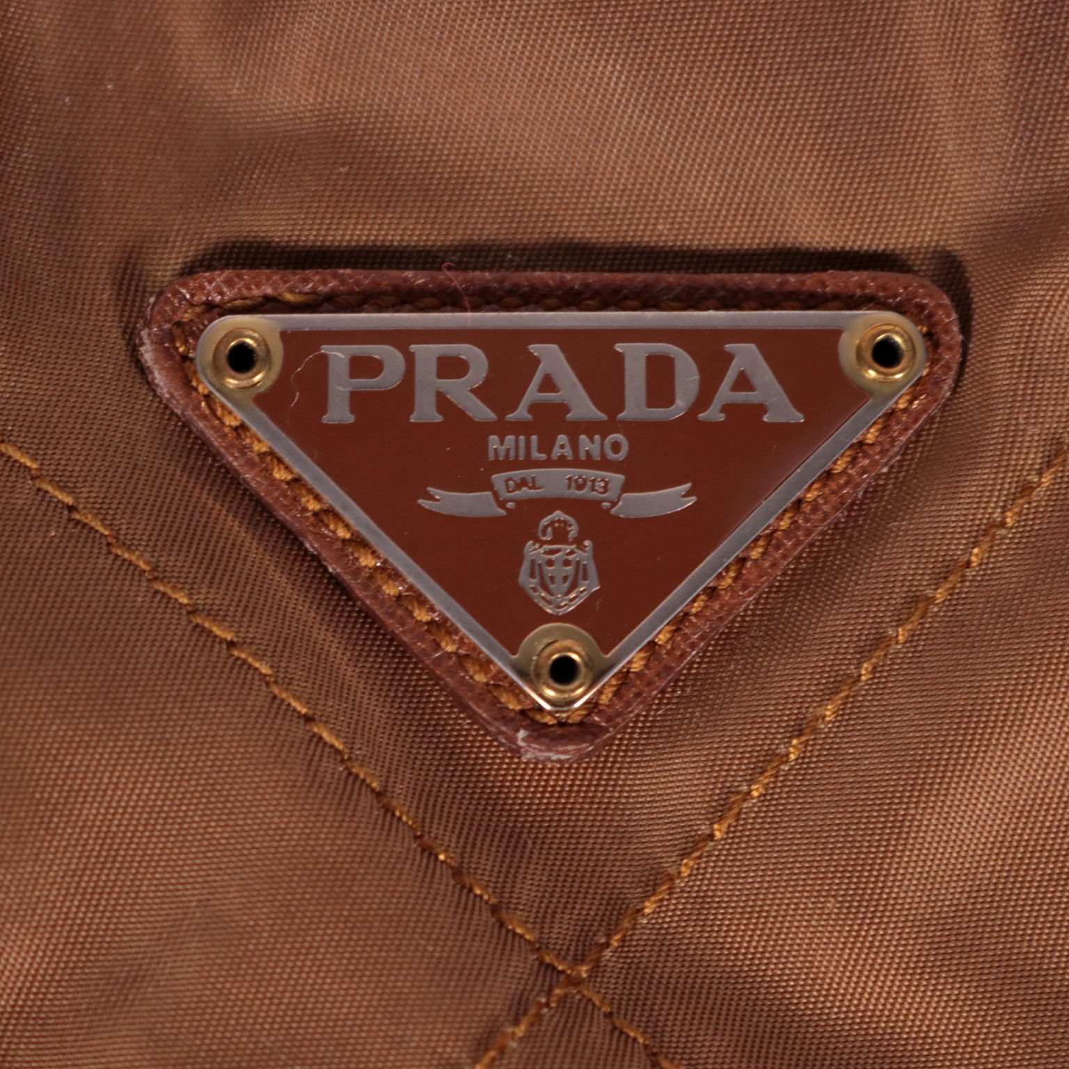 Borsa Prada Vintage Marrone Chiaro Abbigliamento e Corredi