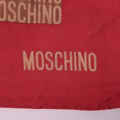 Vintage Moschino Silk Scarf, Italy 1990s