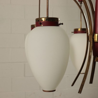 modernariato, modernariato di design, lampadario, lampadario modernariato, lampadario di modernariato, lampadario italiano, lampadario vintage, lampadario anni '60, lampadario design anni 60,Lampada Anni 50