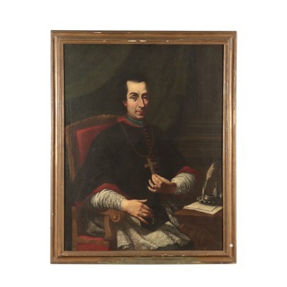 Portrait of a Prelate, Oil on Canvas, 18th Century