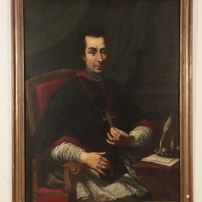 Portrait of a Prelate, Oil on Canvas, 18th Century