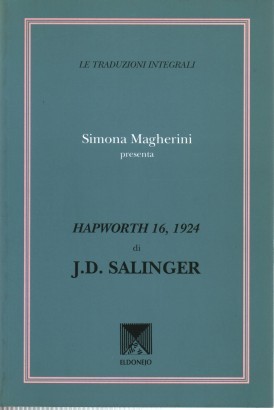 Hapworth 16, 1924 di J.D. Salinger