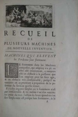 Recueil de plusieurs machines de nouvell