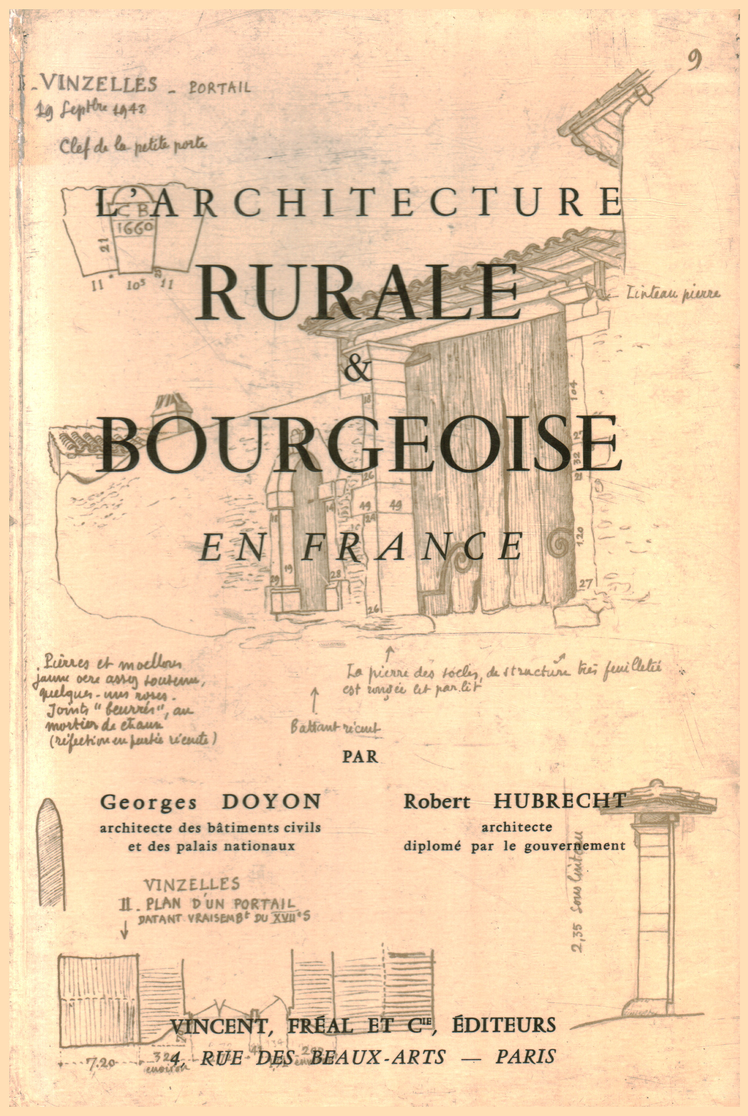 L Architecture rurale & bourgeoise en France, Georges Doyon Robert Hubrecht