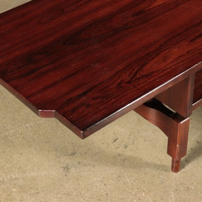 Small Table, Rosewood Veneer, 1960s Claudio Salocchi