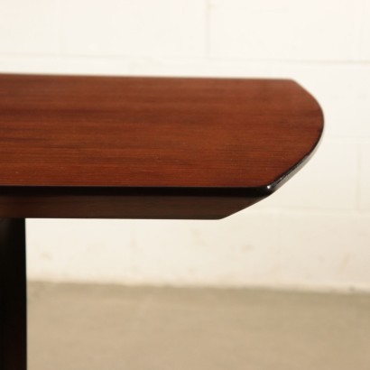 Table, Rosewood Veneer and Brass, Cantù, Italy 1960s GMA