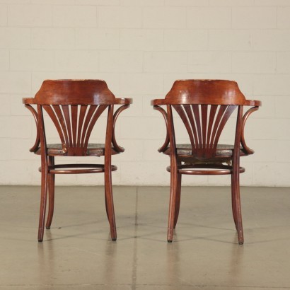 Paire de Chaises Thonet Modèle n. 233 Hêtre Autriche '800