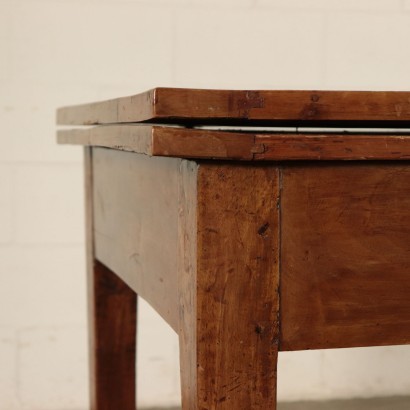 Directory Book Table, Walnut, Italy 18th-19th Century