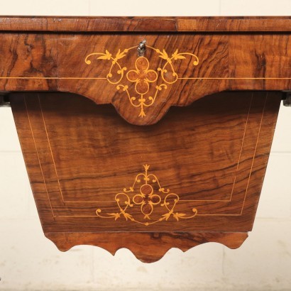 British Game Table, Walnut, England 19th Century