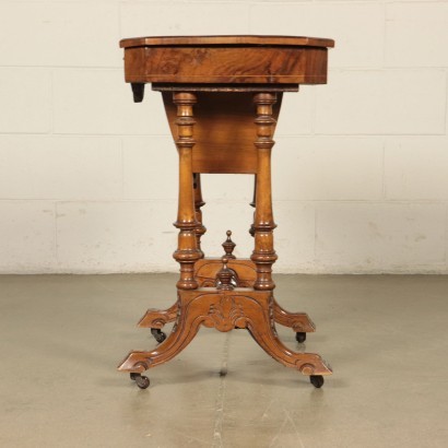 British Game Table, Walnut, England 19th Century