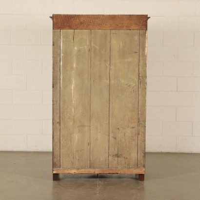 Biedermeier Wardrobe, Walnut Burl Veneer, Austria 19th Century