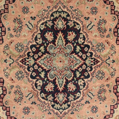 Kashan Carpet, Cotton and Wool, Romania 1980s