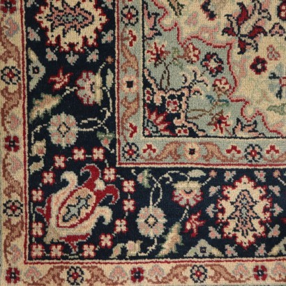 Kashan Carpet, Cotton and Wool, Romania 1980s