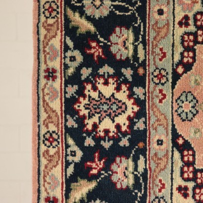 Kashan Carpet, Cotton and Wool, Romania 1980s