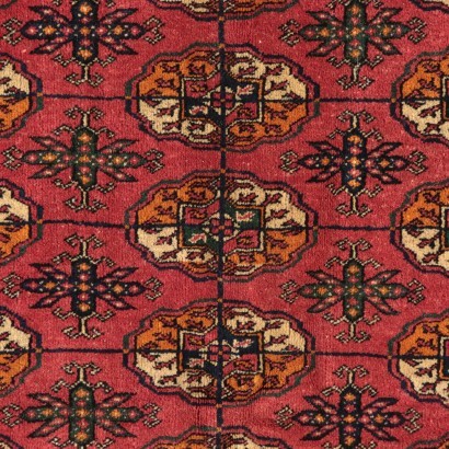 Bukhara Carpet, Wool and Cotton, Turkmenitan 1960s-1970s