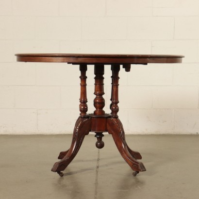 Victorian Sailing Table Walnut and Marple Englad 19th Century