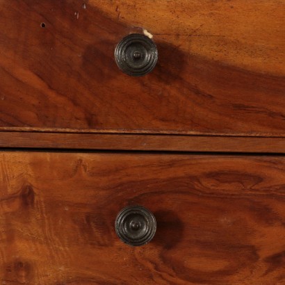 Piedmontese Desk, Walnut, Italy, 19th Century