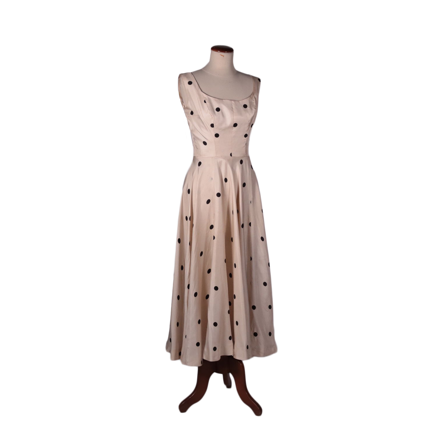 dotted tube dress 1990\u2019s vintage Italian polka dot print dress Made in Italy